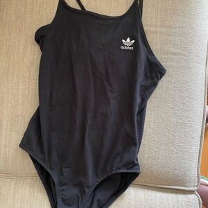 Adidas Black Bodysuit Athletic One Piece